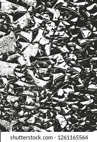 Distressed overlay texture of rusted peeled metal. grunge background. abstract halftone vector illustration