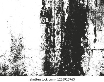 Distressed overlay texture of rusted peeled metal. grunge background. abstract halftone vector illustration