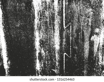 Distressed overlay texture of rusted peeled metal. grunge background. abstract halftone vector illustration