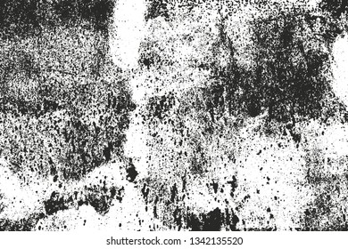 Distressed overlay texture of rusted peeled metal. grunge background. abstract halftone vector illustration