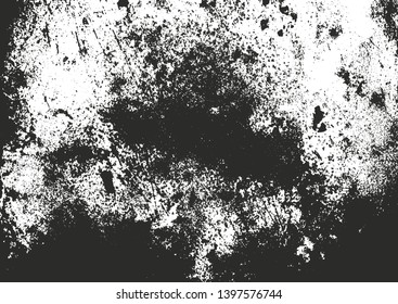 Distressed overlay texture of rusted peeled metal. grunge background. abstract halftone vector illustration
