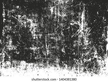 Distressed overlay texture of rusted peeled metal. grunge background. abstract halftone vector illustration