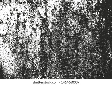 Distressed overlay texture of rusted peeled metal. grunge background. abstract halftone vector illustration