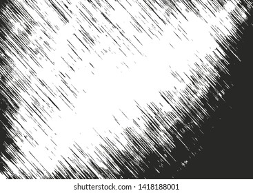 Distressed overlay texture of rusted peeled metal. grunge background. abstract halftone vector illustration