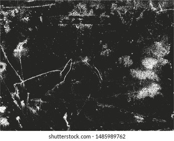 Distressed overlay texture of rusted peeled metal. grunge background. abstract halftone vector illustration