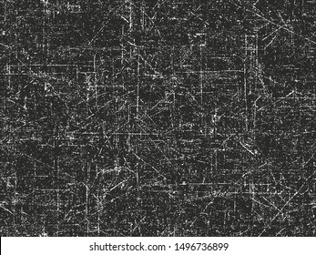 Distressed overlay texture of rusted peeled metal. grunge background. abstract halftone vector illustration
