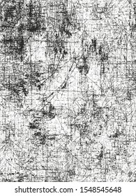 Distressed overlay texture of rusted peeled metal. grunge background. abstract halftone vector illustration