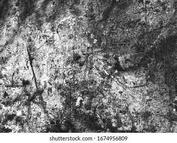 Distressed overlay texture of rusted peeled metal. grunge background. abstract halftone vector illustration