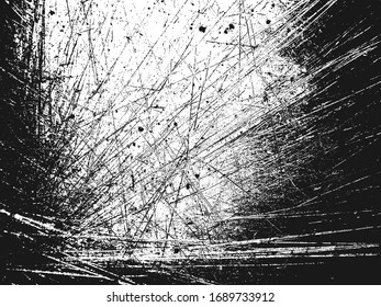 Textura superpuesta en peligro de metal pelado. fondo grueso. ilustración abstracta de medio tono vectorial