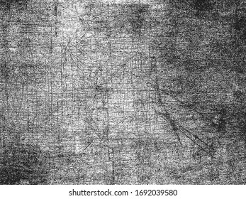 Distressed overlay texture of rusted peeled metal. grunge background. abstract halftone vector illustration