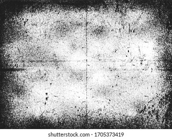 Distressed overlay texture of rusted peeled metal. grunge background. abstract halftone vector illustration