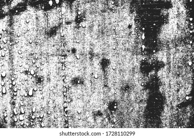 Geschälte Overlay-Textur aus rostfreiem, geschältem Metall. Hintergrund. Abstrakte Darstellung von Halftone-Vektoren