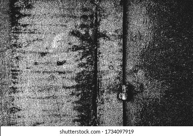 Geschälte Overlay-Textur aus rostfreiem, geschältem Metall. Hintergrund. Abstrakte Darstellung von Halftone-Vektoren