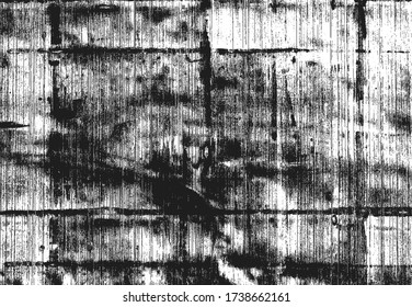 Distressed overlay texture of rusted peeled metal. grunge background. abstract halftone vector illustration