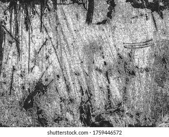 Distressed overlay texture of rusted peeled metal. grunge background. abstract halftone vector illustration