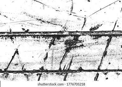 Textura superpuesta en peligro del metal pelado. fondo grueso. ilustración abstracta de vector de medio tono