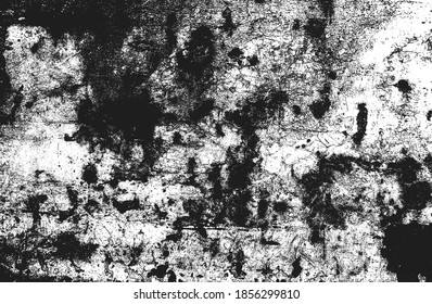 Textura superpuesta en peligro del metal pelado. fondo grueso. ilustración abstracta de vector de medio tono