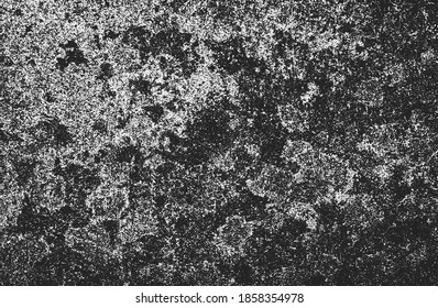 Textura superpuesta en peligro del metal pelado. fondo grueso. ilustración abstracta de vector de medio tono