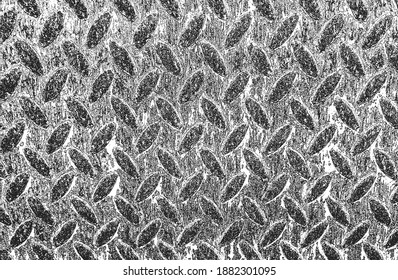 Distressed overlay texture of rusted peeled metal. grunge background. abstract halftone vector illustration