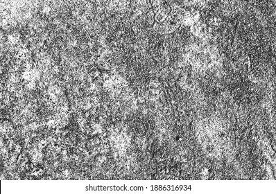 Distressed overlay texture of rusted peeled metal. grunge background. abstract halftone vector illustration