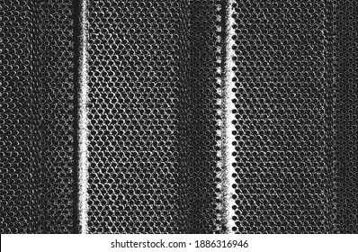 Geschälte Overlay-Textur aus rostfreiem geschältem Metall. brüchiger Hintergrund. abstrakte Halbtonvektorgrafik