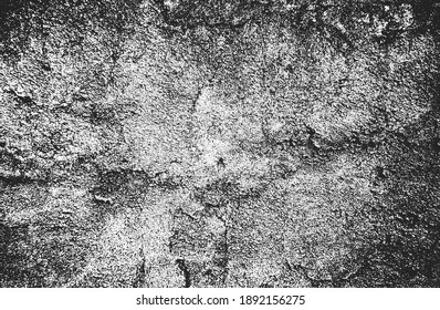 Distressed overlay texture of rusted peeled metal. grunge background. abstract halftone vector illustration