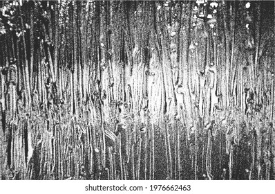 Distressed overlay texture of rusted peeled metal. grunge background. abstract halftone vector illustration