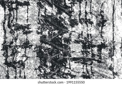 Distressed overlay texture of rusted peeled metal. grunge background. abstract halftone vector illustration