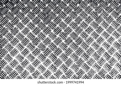 Distressed overlay texture of rusted peeled metal. grunge background. abstract halftone vector illustration