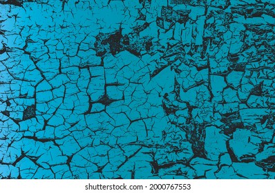 Distressed overlay texture of rusted peeled metal. grunge background. abstract halftone vector illustration