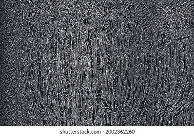 Distressed overlay texture of rusted peeled metal. grunge background. abstract halftone vector illustration