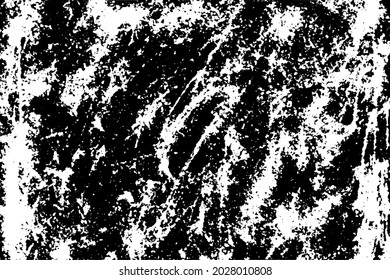  Textura superpuesta con angustia del metal pelado con espoleta. Textura urbana negra y blanca. Fondo de la angustia de la superposición del polvo oscuro.Vector de textura grueso
