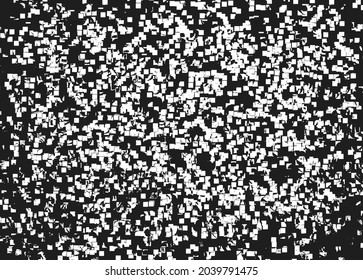 Distressed overlay texture of rusted peeled metal. grunge background. abstract halftone vector illustration