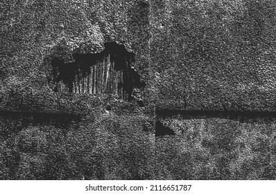 Distressed overlay texture of rusted peeled metal. grunge background. abstract halftone vector illustration