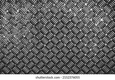 Distressed overlay texture of rusted peeled metal. grunge background. abstract halftone vector illustration
