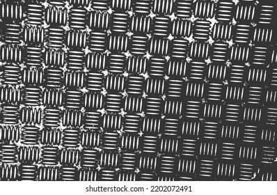 Distressed overlay texture of rusted peeled metal. grunge background. abstract halftone vector illustration