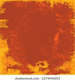 Textura superpuesta en peligro del metal pelado. fondo grueso. ilustración abstracta de vector de medio tono
