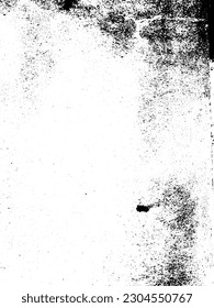 Distressed overlay texture of rusted peeled metal. grunge background. abstract halftone vector illustration