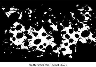 Distressed overlay texture of rusted peeled metal. grunge background. abstract halftone vector illustration