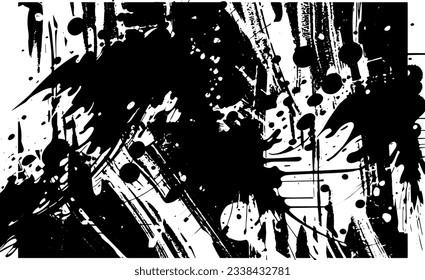 Distressed overlay texture of rusted peeled metal. grunge background. abstract halftone vector illustration