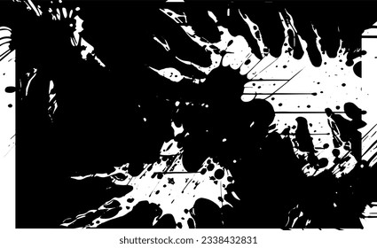 Geschälte Overlay-Textur aus rostfreiem geschältem Metall. brüchiger Hintergrund. abstrakte Halbtonvektorgrafik