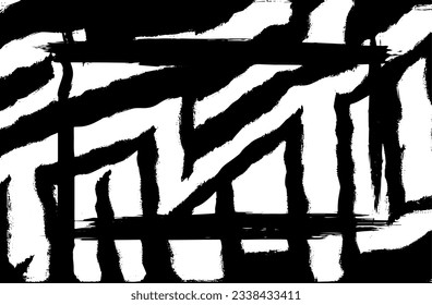 Textura superpuesta en peligro del metal pelado. fondo grueso. ilustración abstracta de vector de medio tono