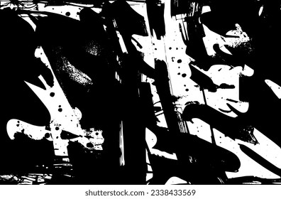Textura superpuesta en peligro del metal pelado. fondo grueso. ilustración abstracta de vector de medio tono