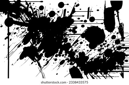 Distressed overlay texture of rusted peeled metal. grunge background. abstract halftone vector illustration