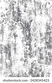 Distressed-Overlay-Textur aus verrostetem geschältem Metall. Grunge-Hintergrund. Abstrakte Halbton-Vektor-Illustration