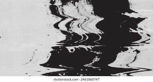 Distressed overlay texture of rusted peeled metal. grunge background. abstract halftone vector illustration