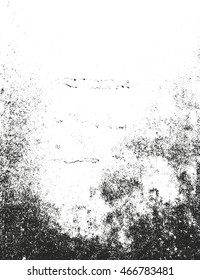 Distressed overlay texture of rusted peeled metal. grunge background. abstract halftone vector illustration