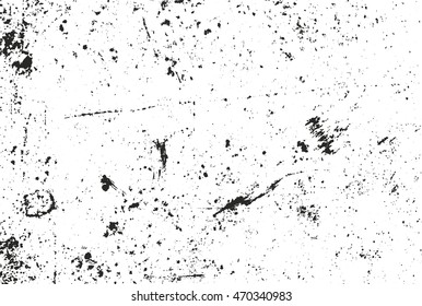 Distressed overlay texture of rusted peeled metal. grunge background. abstract halftone vector illustration