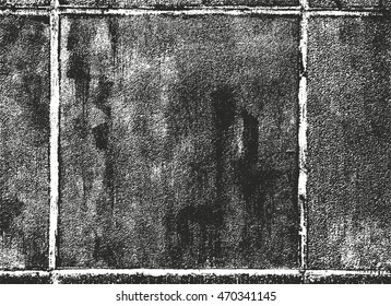 Distressed overlay texture of rusted peeled metal. grunge background. abstract halftone vector illustration