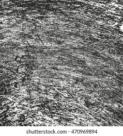 Distressed overlay texture of rusted peeled metal. grunge background. abstract halftone vector illustration